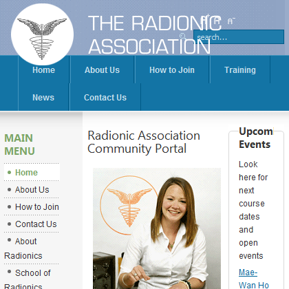 Radionic Association Portal